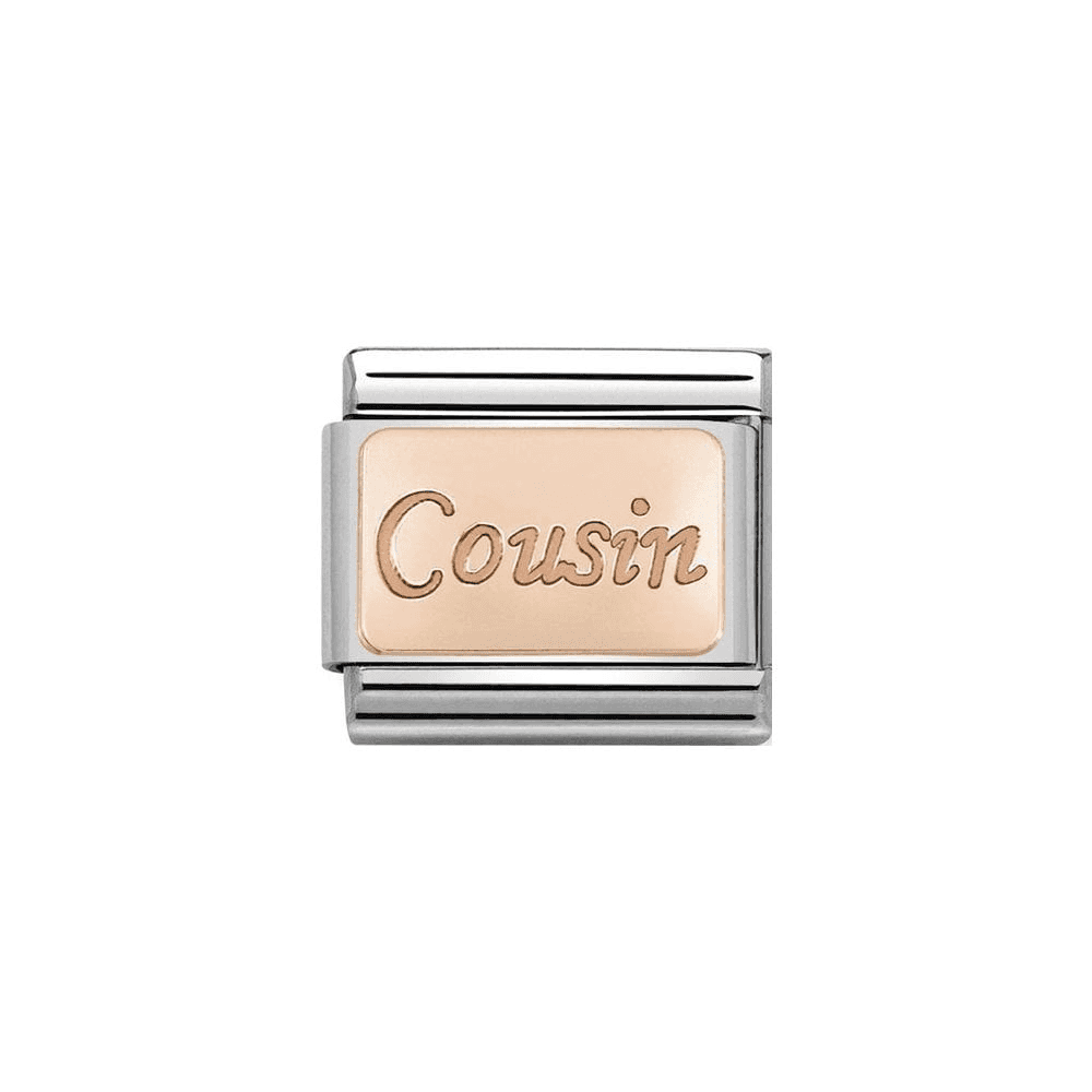 Nomination Charm Rose Gold Family Cousin Charm 43010815