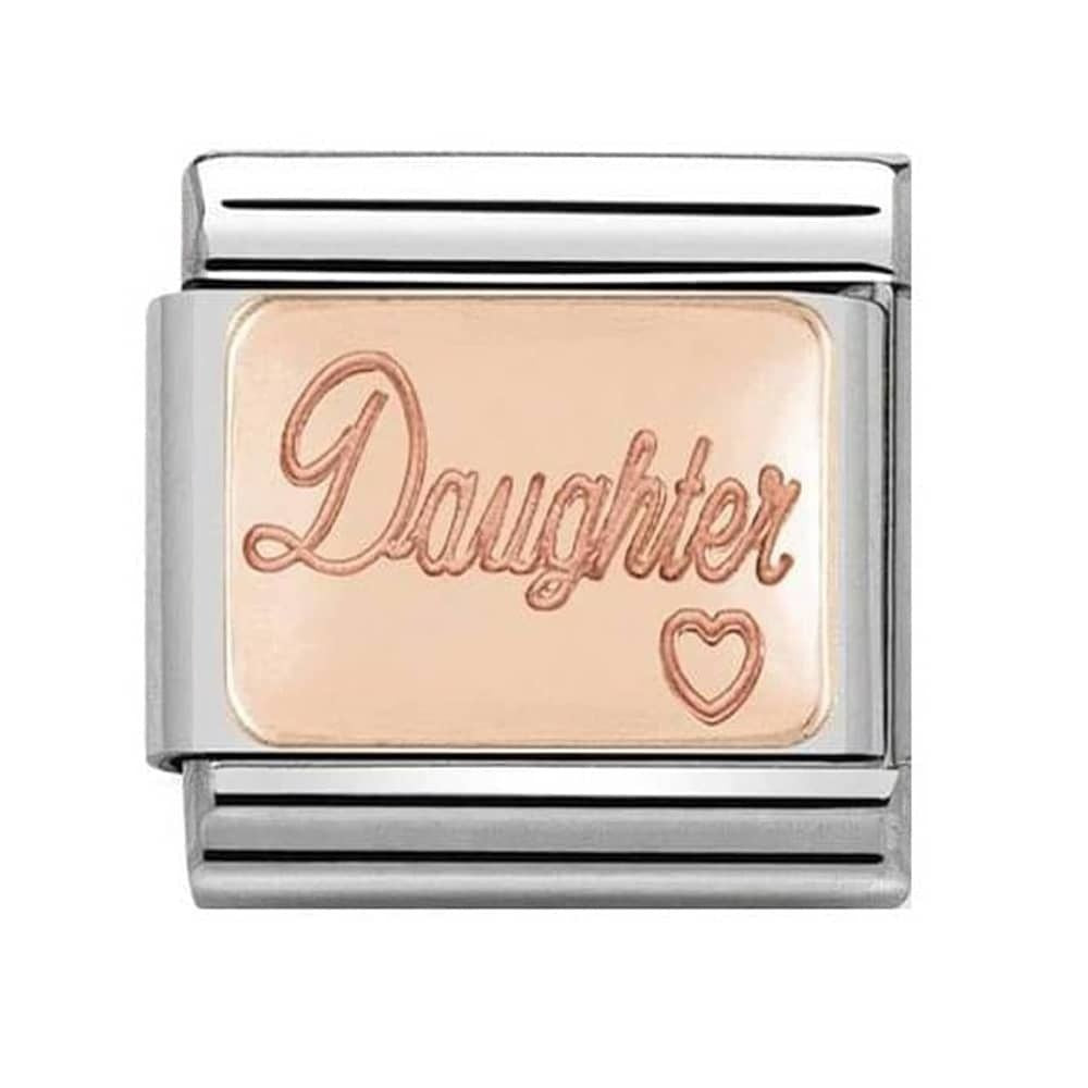 Nomination Charms Rose Gold Family Daughter Charm 43010143