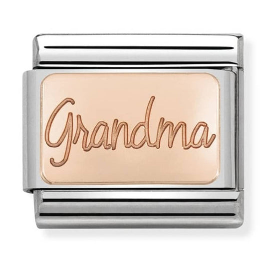 Nomination Charms Rose Gold Family Grandma Charm 43010136