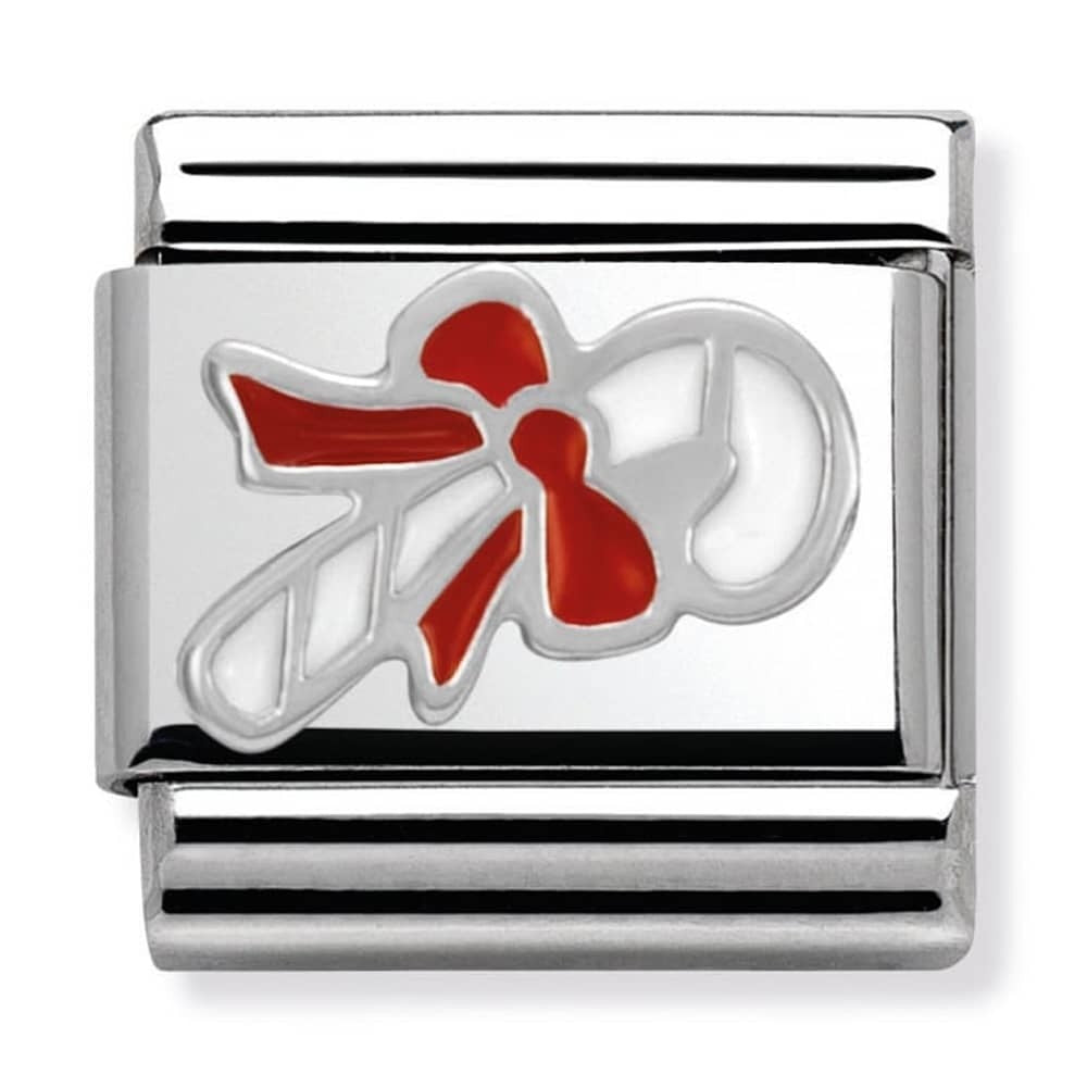 Nomination Classic Silver Candy Cane Xmas Charm Link 33020407