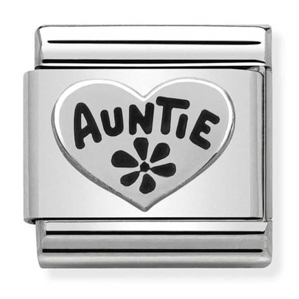 Nomination Charms Classic Silver Family Auntie Charm 33010117
