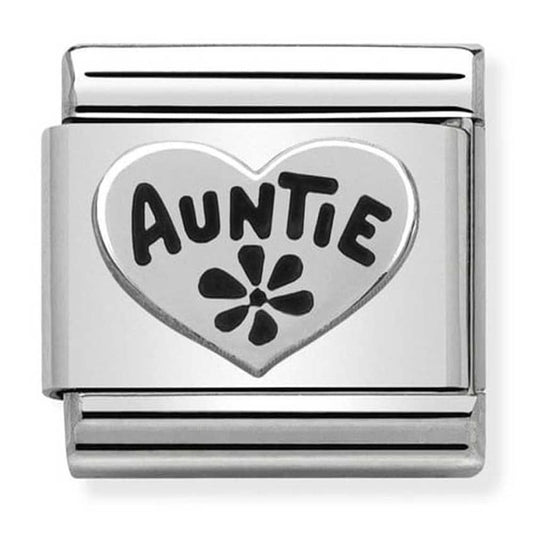 Nomination Charms Classic Silver Family Auntie Charm  33010117