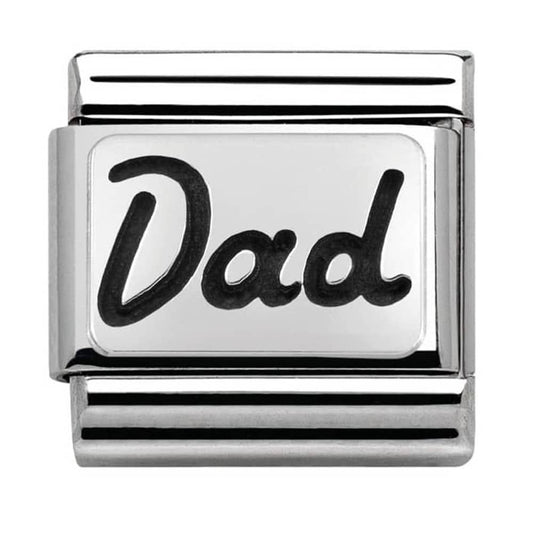 Nomination Charms Classic Silver Family Dad Charm Link 33010233