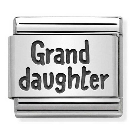 Nomination Charms Silver Family Granddaughter Charm  33010243