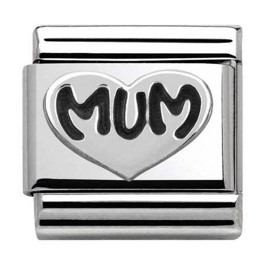 Nomination Charms Classic Silver Mum Family Charm Link33010112