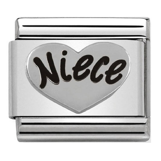 Nomination Charms Classic Silver Family Niece Charm Link 33010116