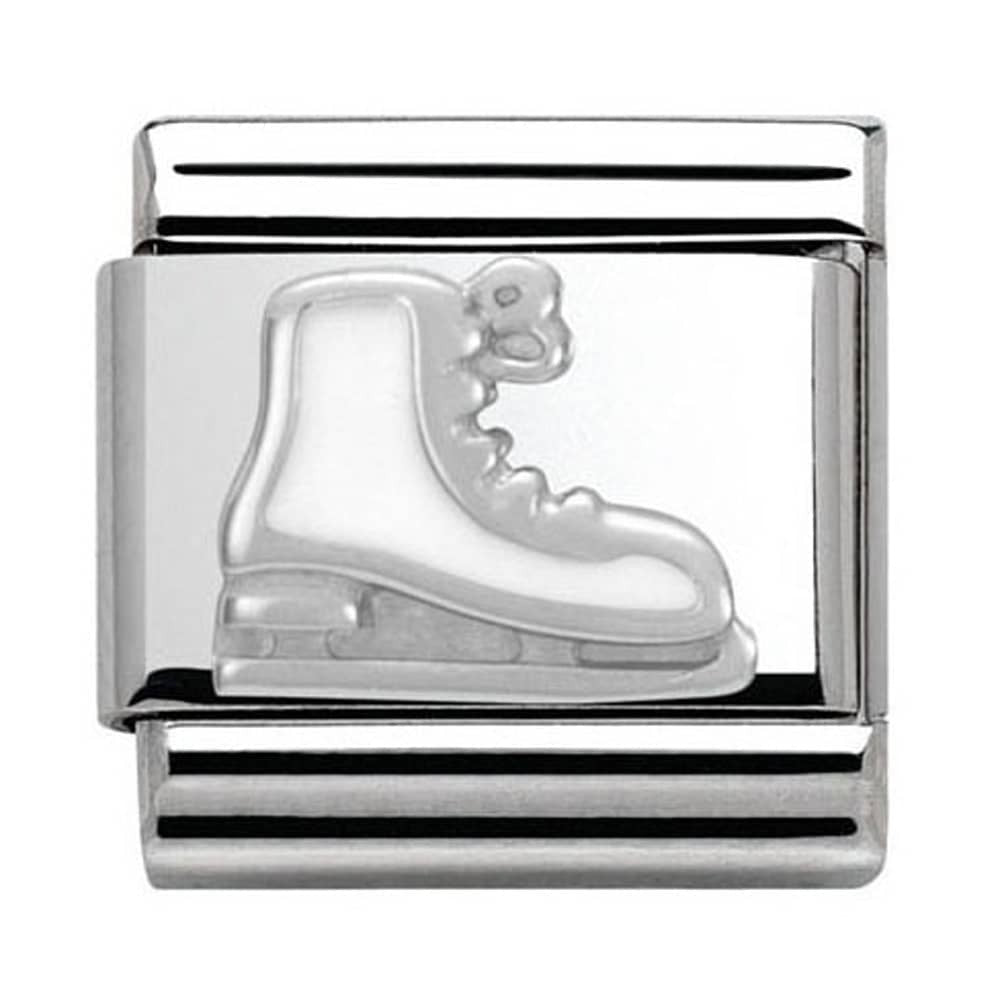 Nomination Classic Silver  Skate Xmas Charm Link 33020404