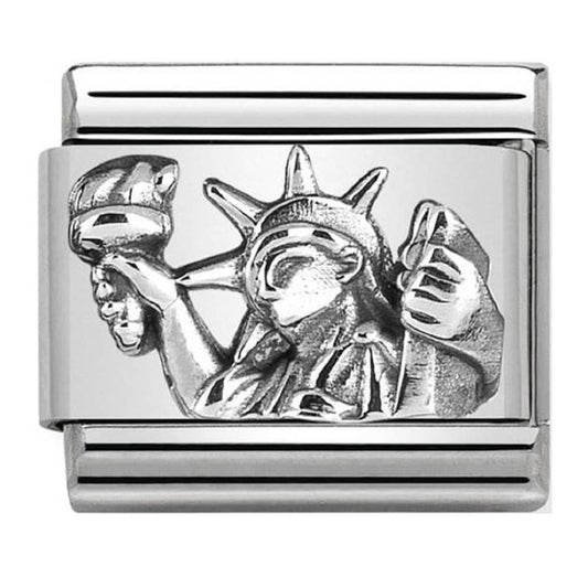 Nomination Classic Silver Statue Liberty Travel Charm Link 33010534