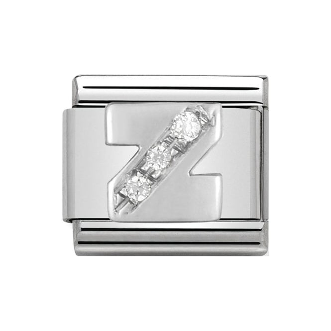Nomination Silver Initial Z Charm Link 33030126