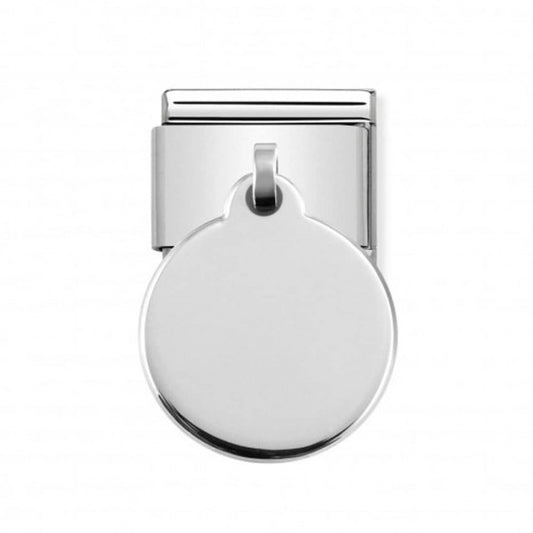 Nomination Classic Silver Round Pendant Charm Link 33180101