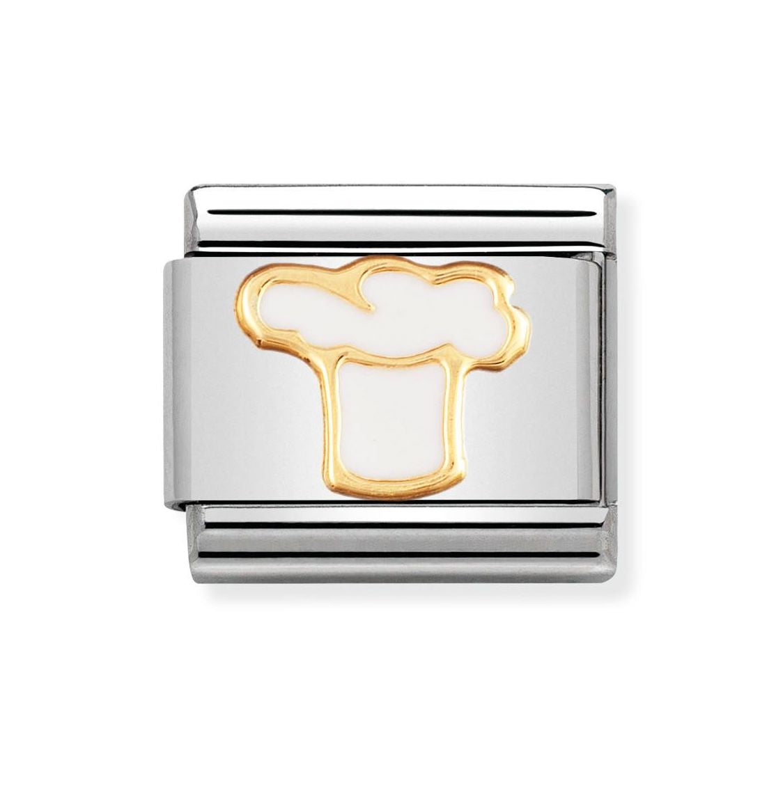 Nomination Classic Gold Chef Hat Charm Link