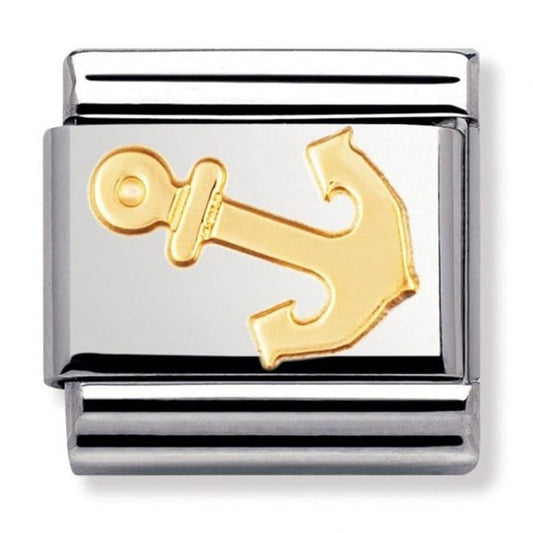 Nomination Classic Gold Anchor Sport Charm Link 03010615