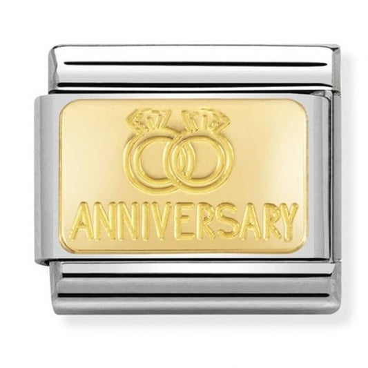 Nomination Classic Gold Wedding Anniversary Charm Link 03012132