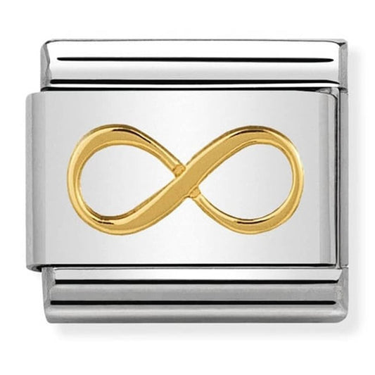 Nomination Classic Gold Infinity Charm Link 03016241
