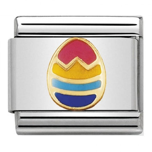 Nomination Classic Gold Easter Egg Charm Link 03024211