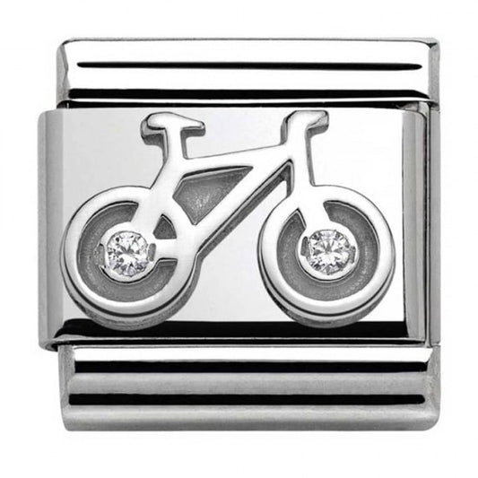 Nomination Classic Silver Bicycle Sport Charm Link 33031104