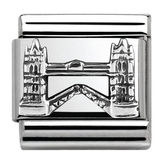 Nomination Silver Tower Bridge London Travel Charm Link 33010510