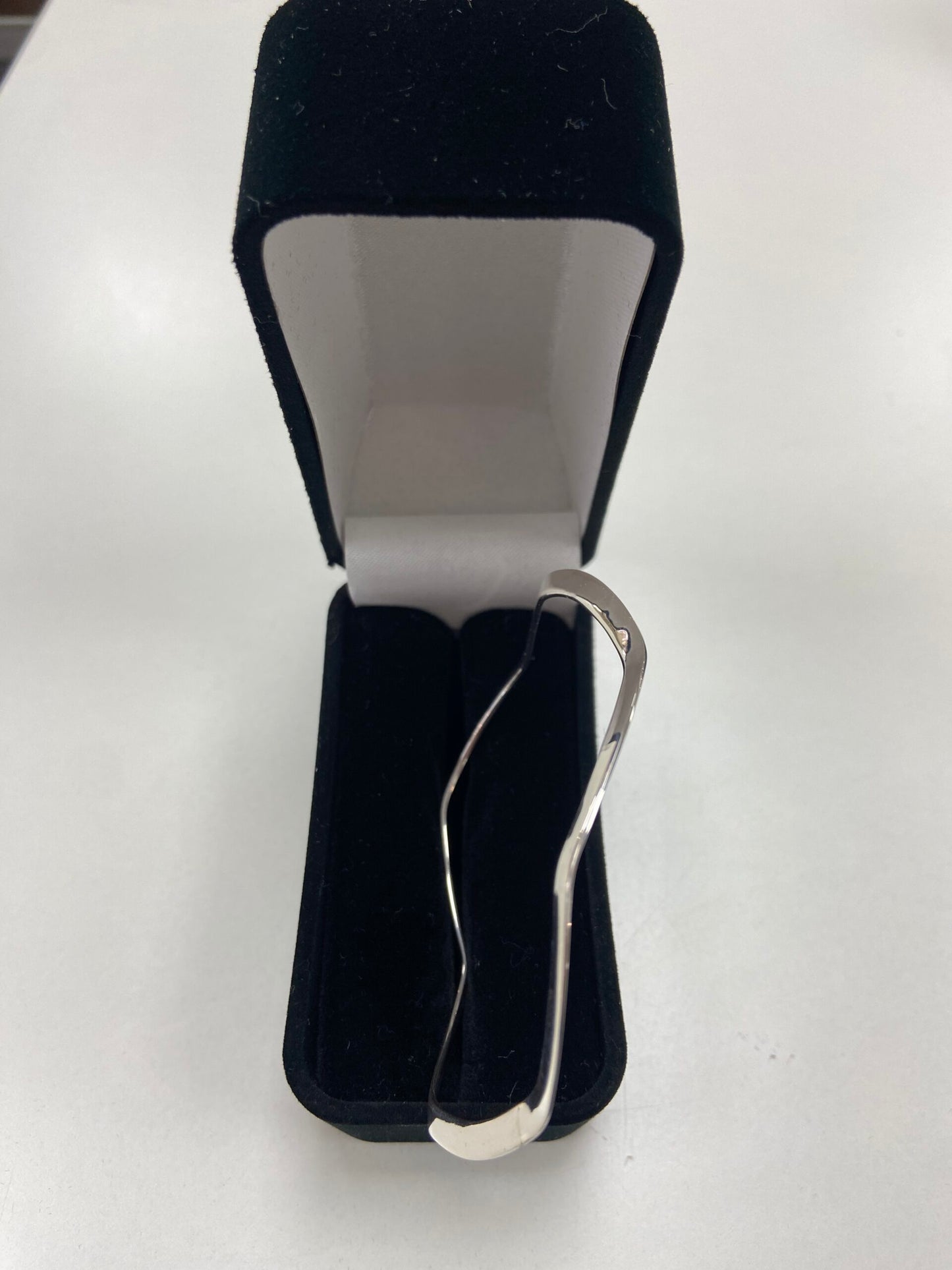 Silver Full  Bangle Hand Made With Wave