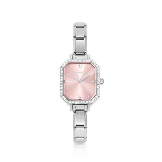 Nomination Classic Paris Watch Bracelet Pink Crystal Watch