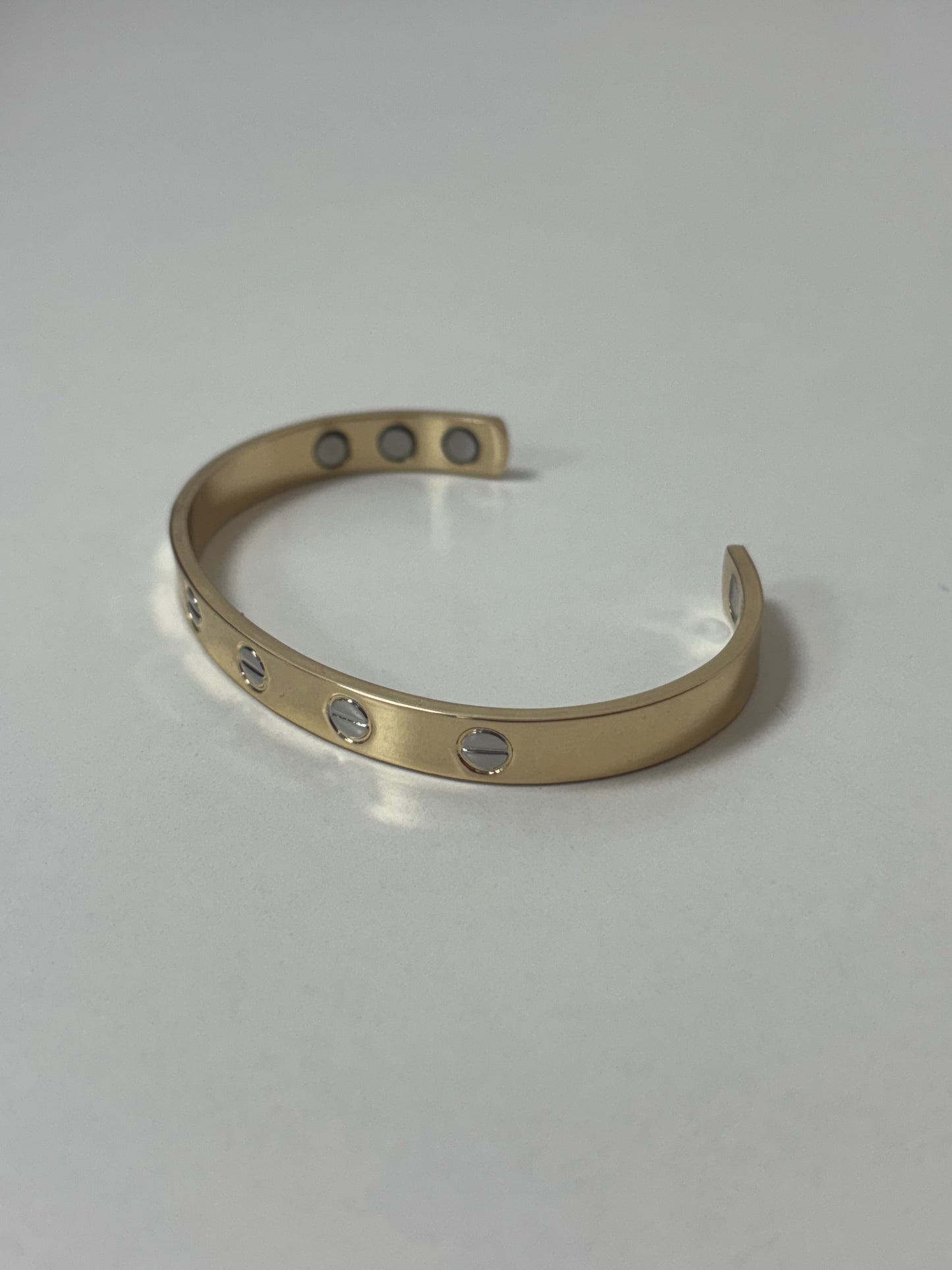 Gold and Silver Magnetic Bracelet