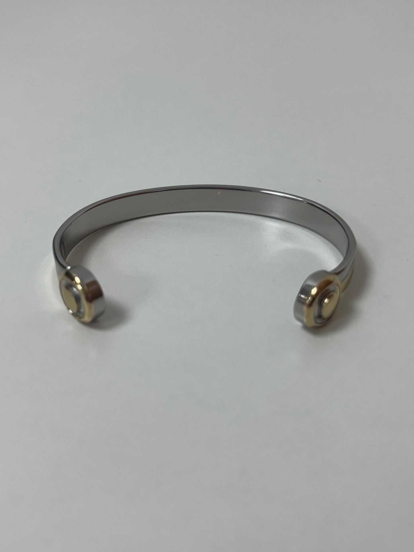 Silver and Gold Magnetic Bracelet
