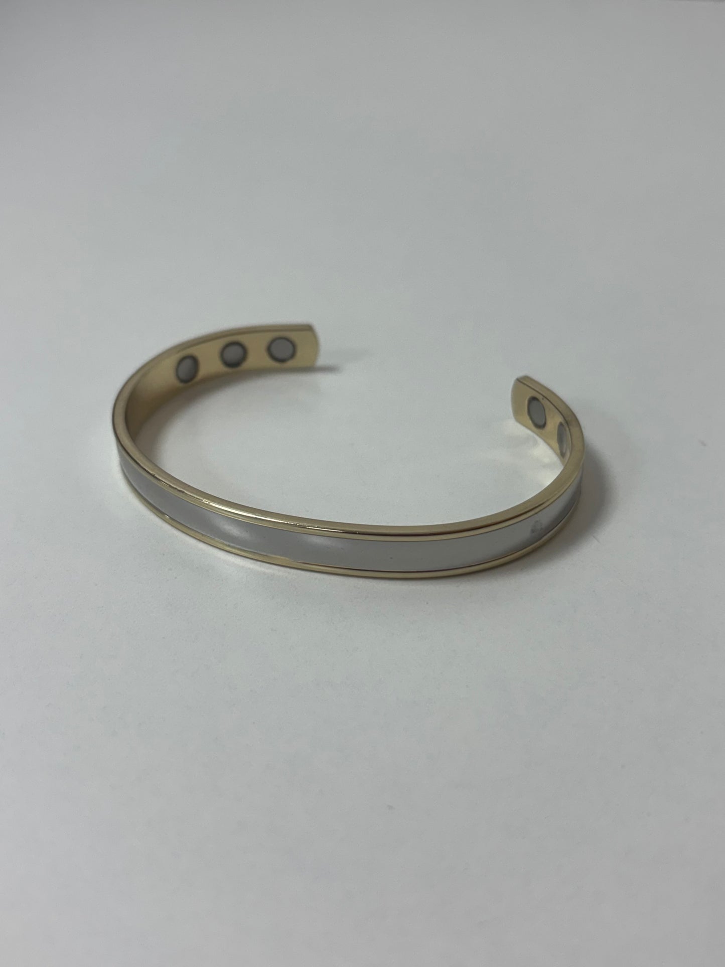 Silver and Gold Magnetic Bracelet