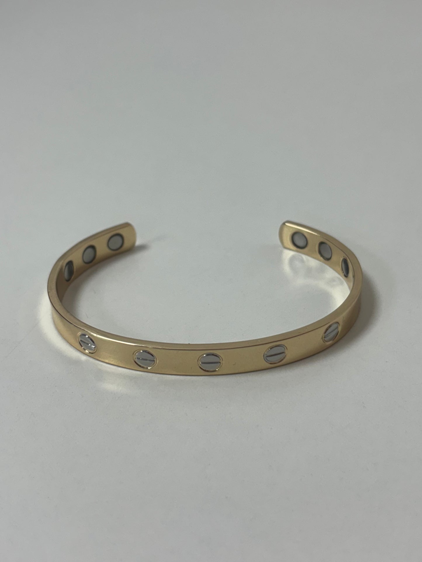 Gold and Silver Magnetic Bracelet