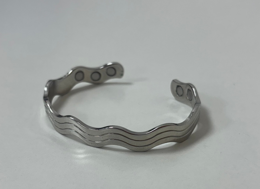 Silver Magnetic Bracelet