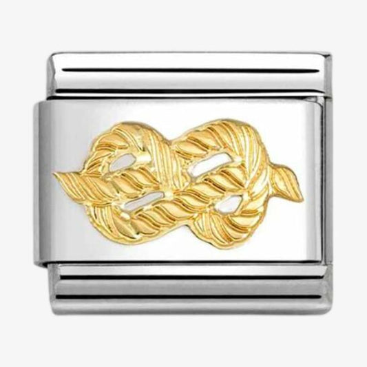 Nomination Classic Gold Infinity Knot Charm Link 03014959