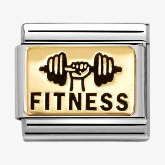 Nomination Classic Gold Fitness Sport Charm Link 03016664