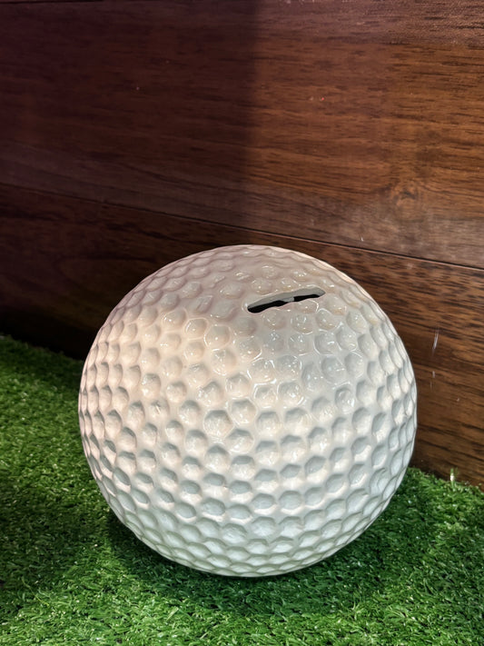 Large Golf Ball Shape Ceramic Money Box