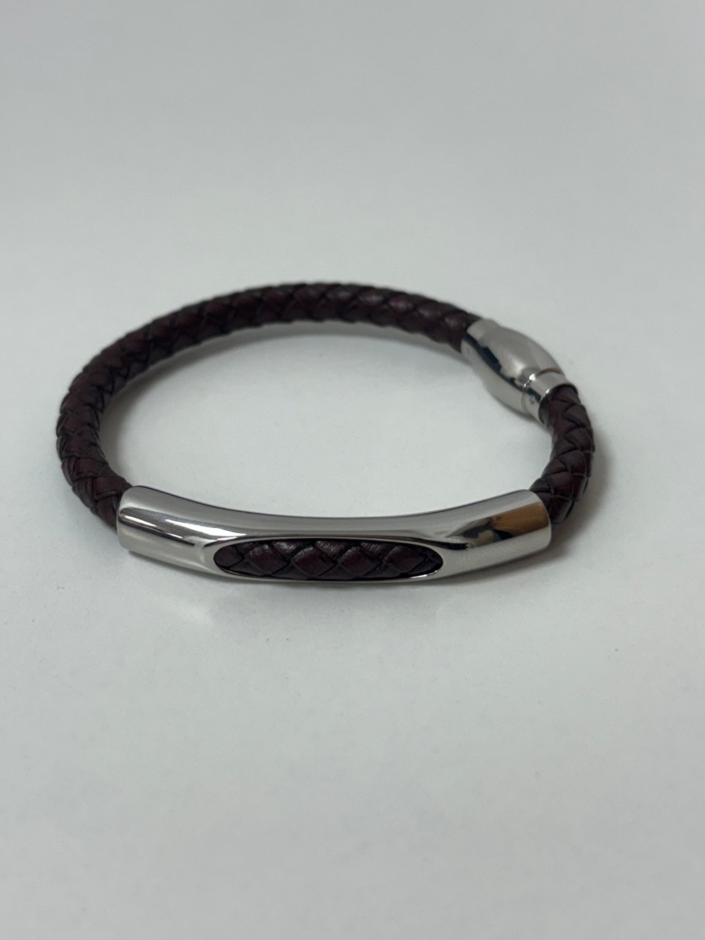 Fred Bennett Brown Leather Bracelet