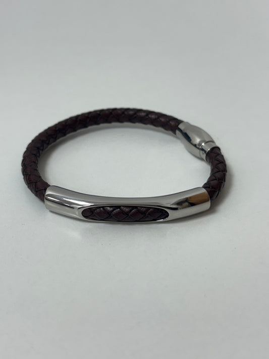 Fred Bennett Brown Leather Bracelet