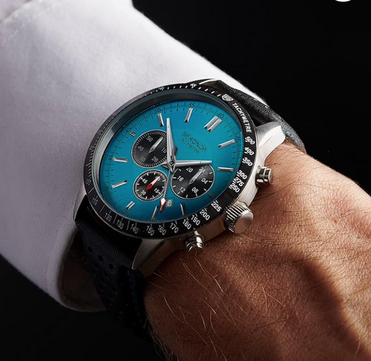 Sekonda Velocity Blue Chronograph Men's Sports Watch