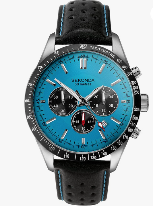Sekonda Velocity Blue Chronograph Men's Sports Watch