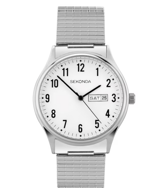 Sekonda Easy Reader Ladies Watch with Silver Alloy Case & Stainless Steel Bracelet 30122