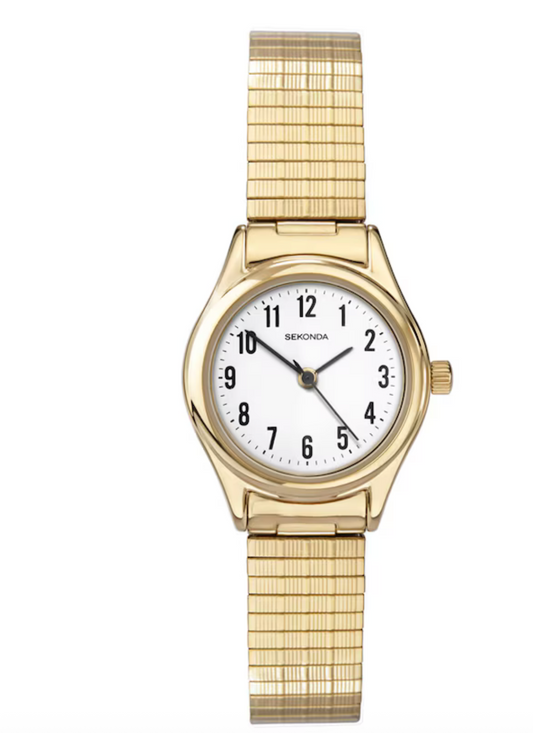 Sekonda Evans Women's Gold Tone Expander Bracelet Watch 205377