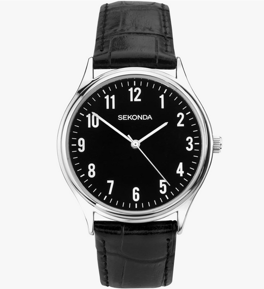 Sekonda Gents Classic Leather Strap Watch 1777