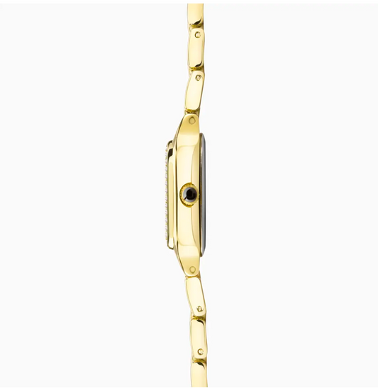 Sekonda Monica Ladies Watch with Gold Alloy Case & Bracelet with Stone Set Bezel 40642