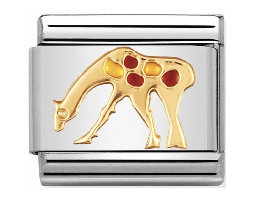 Nomination Classic Gold Giraffe Charm Link 03021126