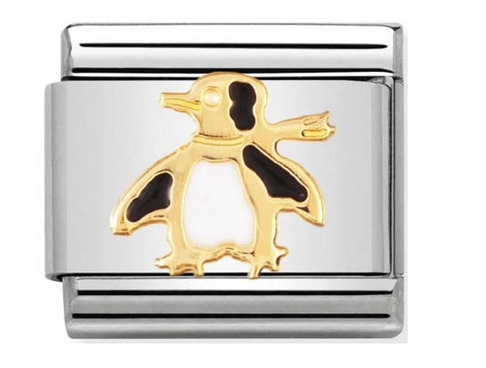 Nomination Classic Gold Penguin Charm Link 03021304