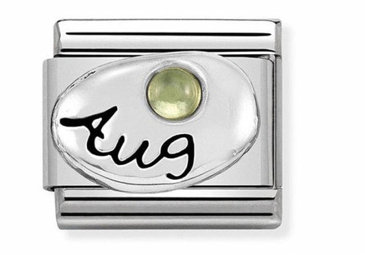 Nomination Silver August Birthstone Charm Link 33050508