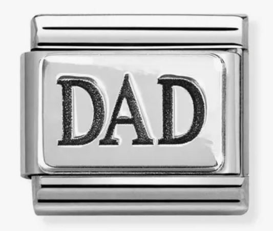 Nomination Classic Silver Dad Charm Link 33010263