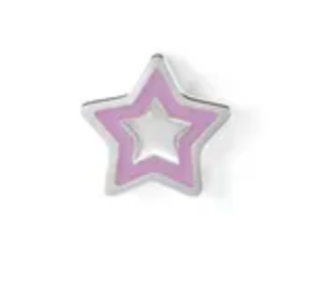 Nomination FairyIcons Silver & Purple Star Earring Studs