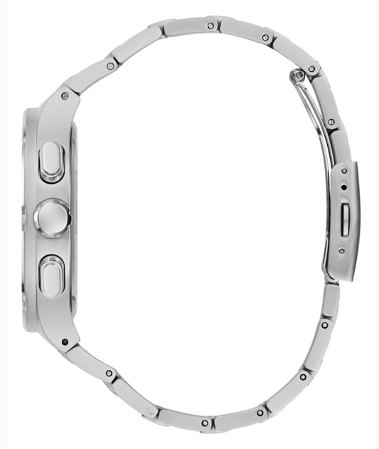 Guess Mens Headline Silver Watch