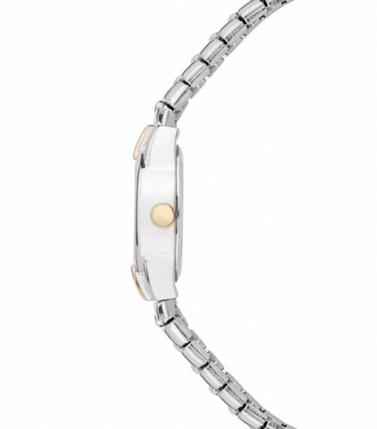 Sekonda Two Tone Rose Gold and Silver Expanding Bracelet Watch 4091