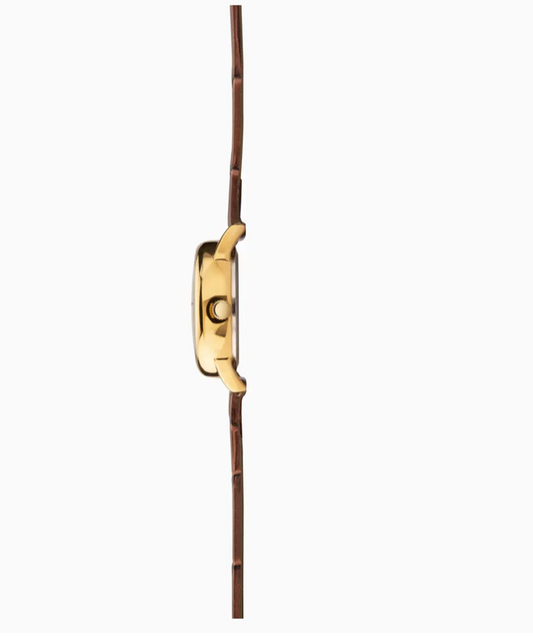 Sekonda Easy Reader Ladies Watch with Gold Case & Leather Strap with White Dial 4701 (Copy)