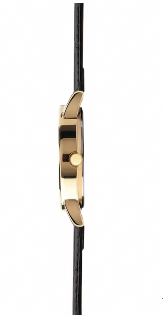 Sekonda Classic Men's Watch with Gold Case & Leather Strap with Champagne Dial 1041