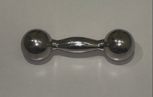Classic Sterling Silver Baby Christening Rattle