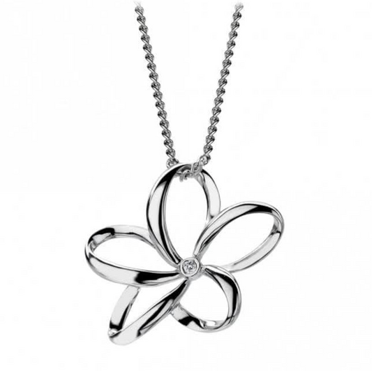Hot Diamonds Natural Open Petal Pendant